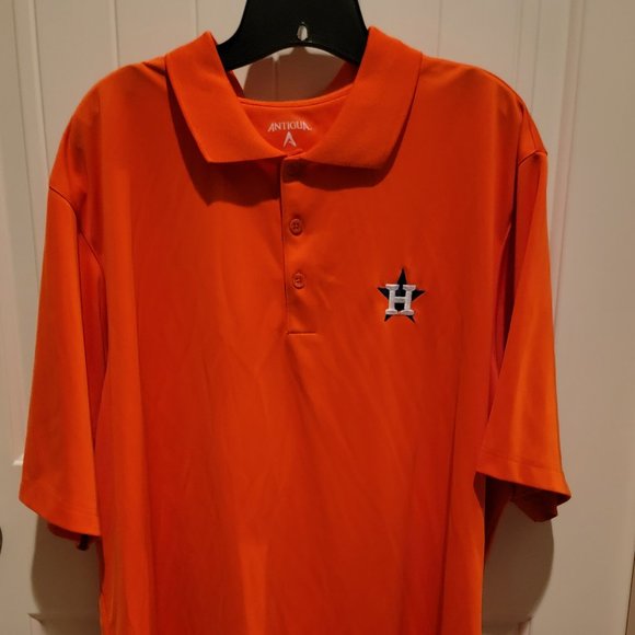 Antigua Men's Houston Astros Tribute Polo Shirt - Picture 1 of 7